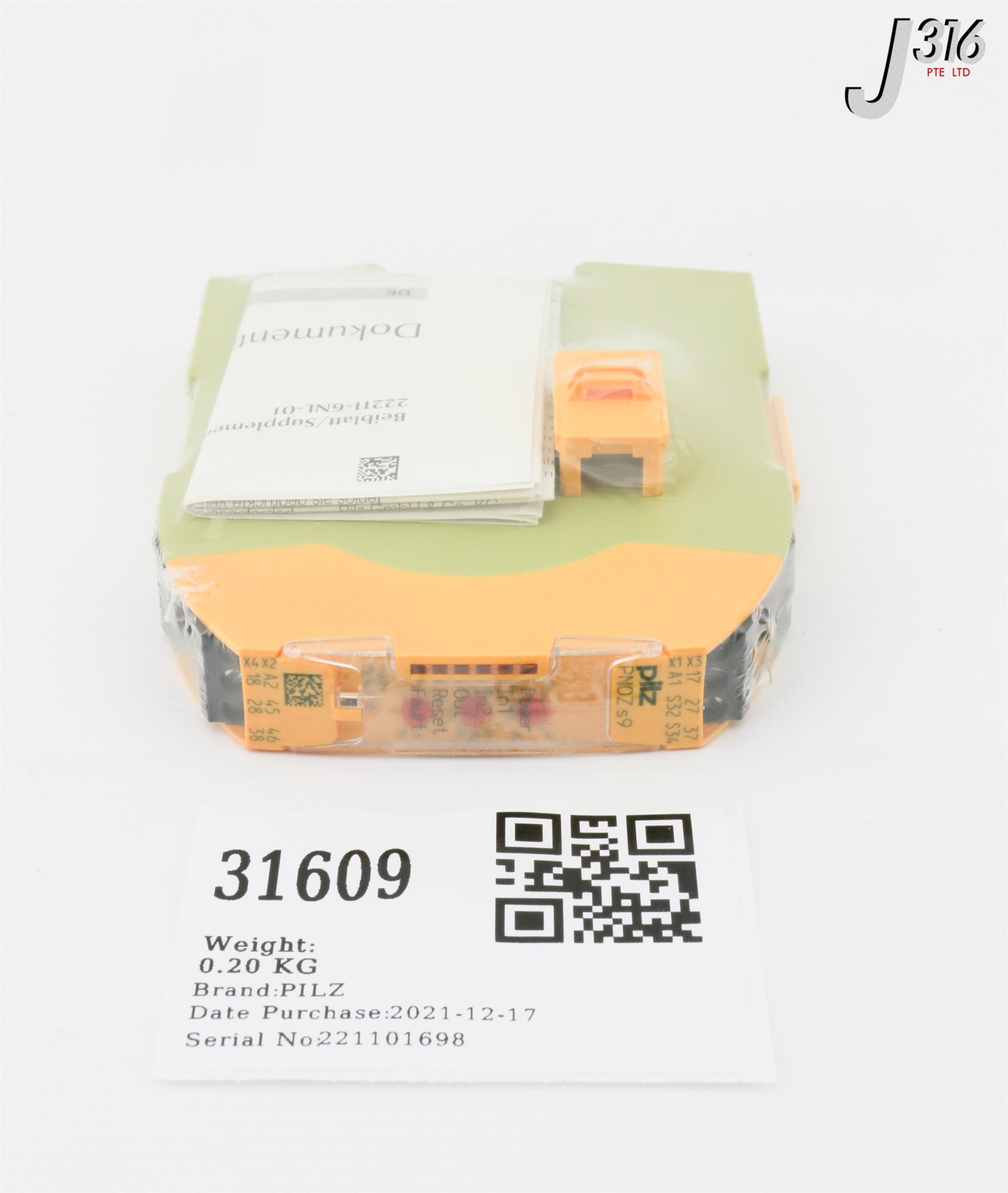 専用ページB 31609 PILZ PNOZSIGMA SAFETY RELAY, 750109 (NEW) PNOZ S9 24VDC 3N/O